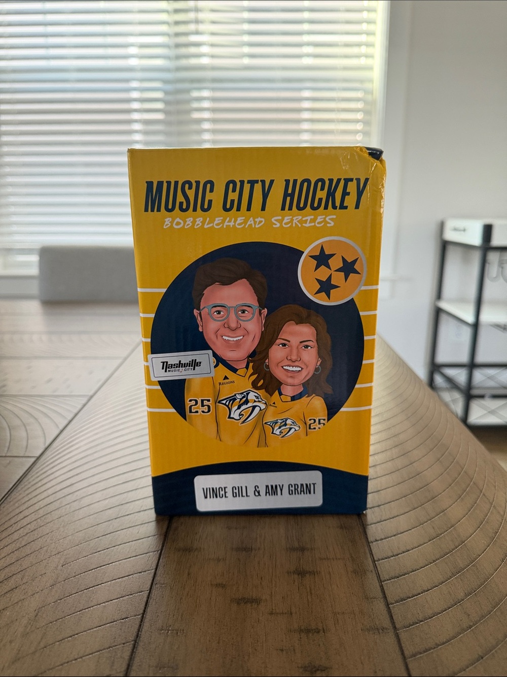 Vince Gill & Amy Grant - Music City Hockey Bobblehead Series
